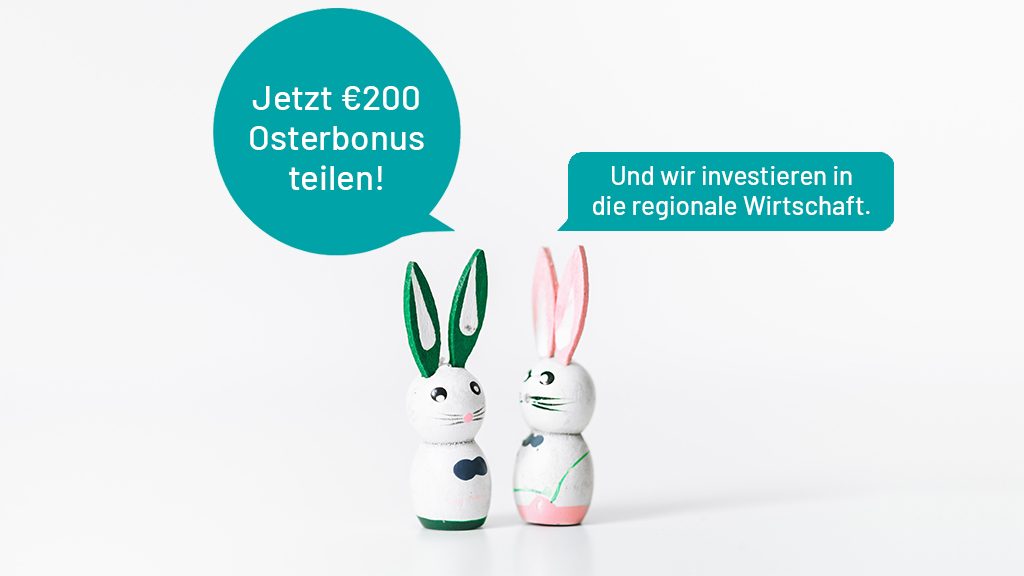 ?? Osterbonus teilen und regional investieren!