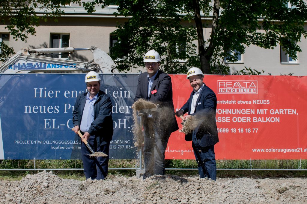 Projekt Colerusgasse 21 schneller als gedacht: Spatenstich bereits erfolgt