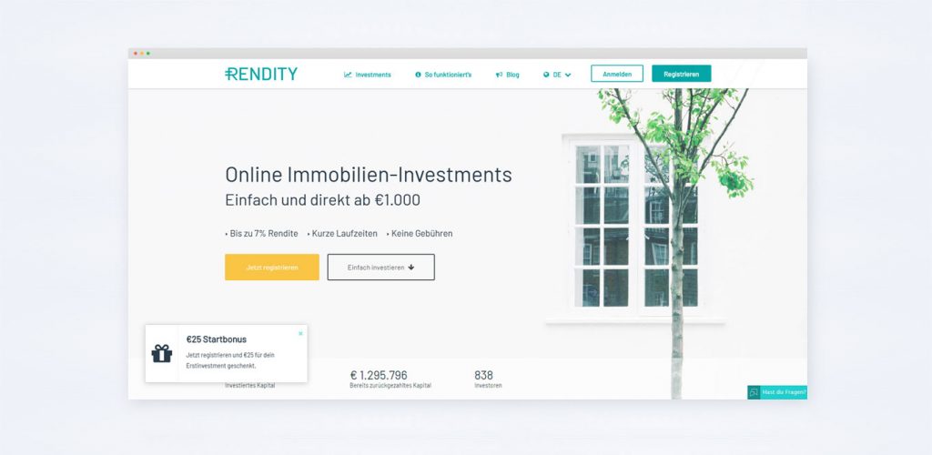 Neuerungen der Rendity Online-Plattform