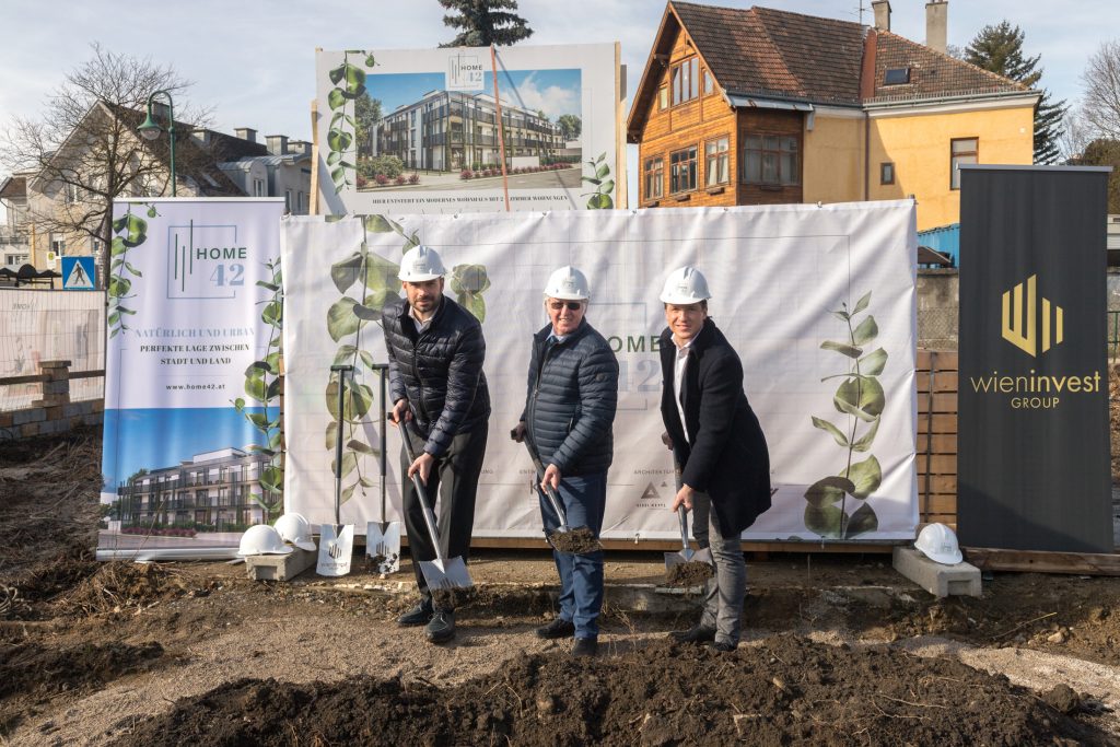 Wieninvest feierte Spatenstich in Tullnerbach