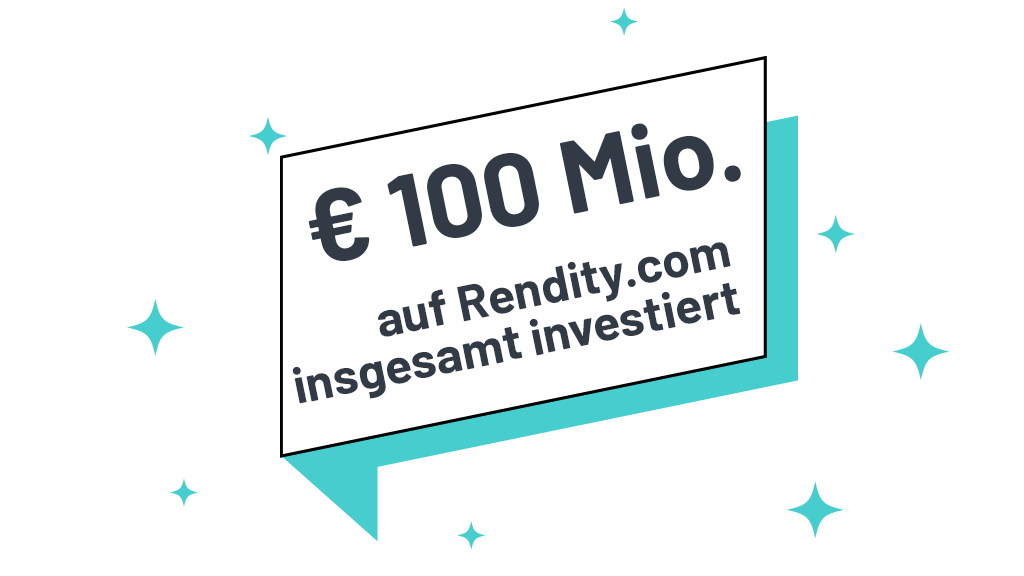 Mehr als 100 Millionen Euro über Rendity investiert